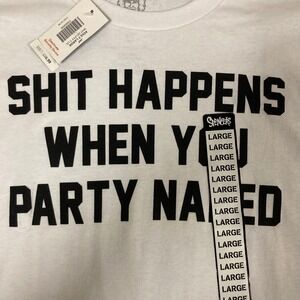 Danny Duncan Funny White Graphic T Shirt Mens L Brand New NEW